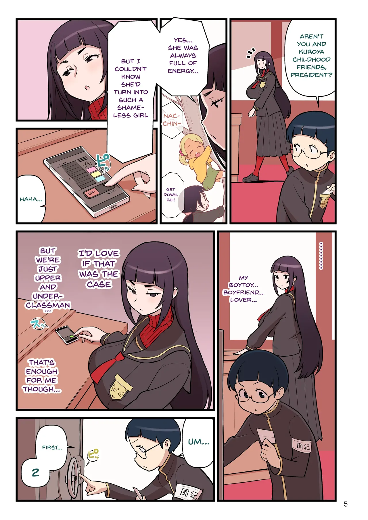 Page 6 of Kuro Gal VS Fuuki Iin - Black Gal VS Prefect