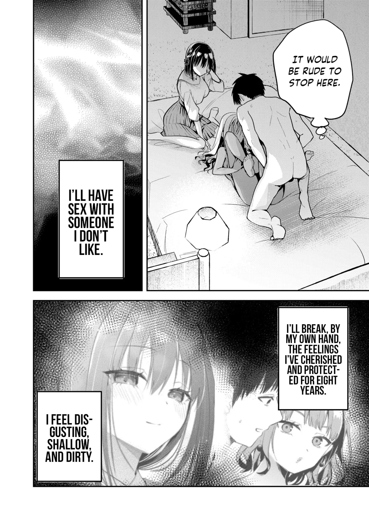 Kimi no Mae de Kimi Igai o Daku Ch. 13 | Having Sex with Someone Else in Front of You 13 page 7 full