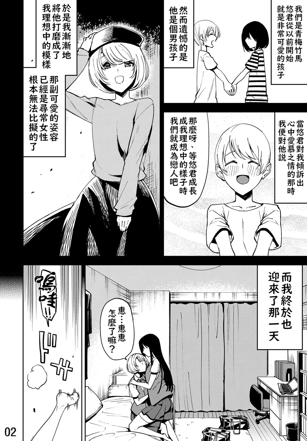 Page 2 of Boku no Tama Semenaide ~Do S na Kei to Josoukko Haruka~ | 請不要欺負我的蛋蛋~抖S的惠跟女裝男娘小悠君~