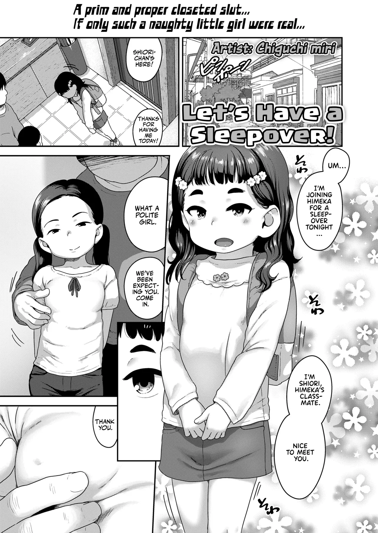 Page 1 of Tomatte Shiyo! | Let's Have a Sleepover!