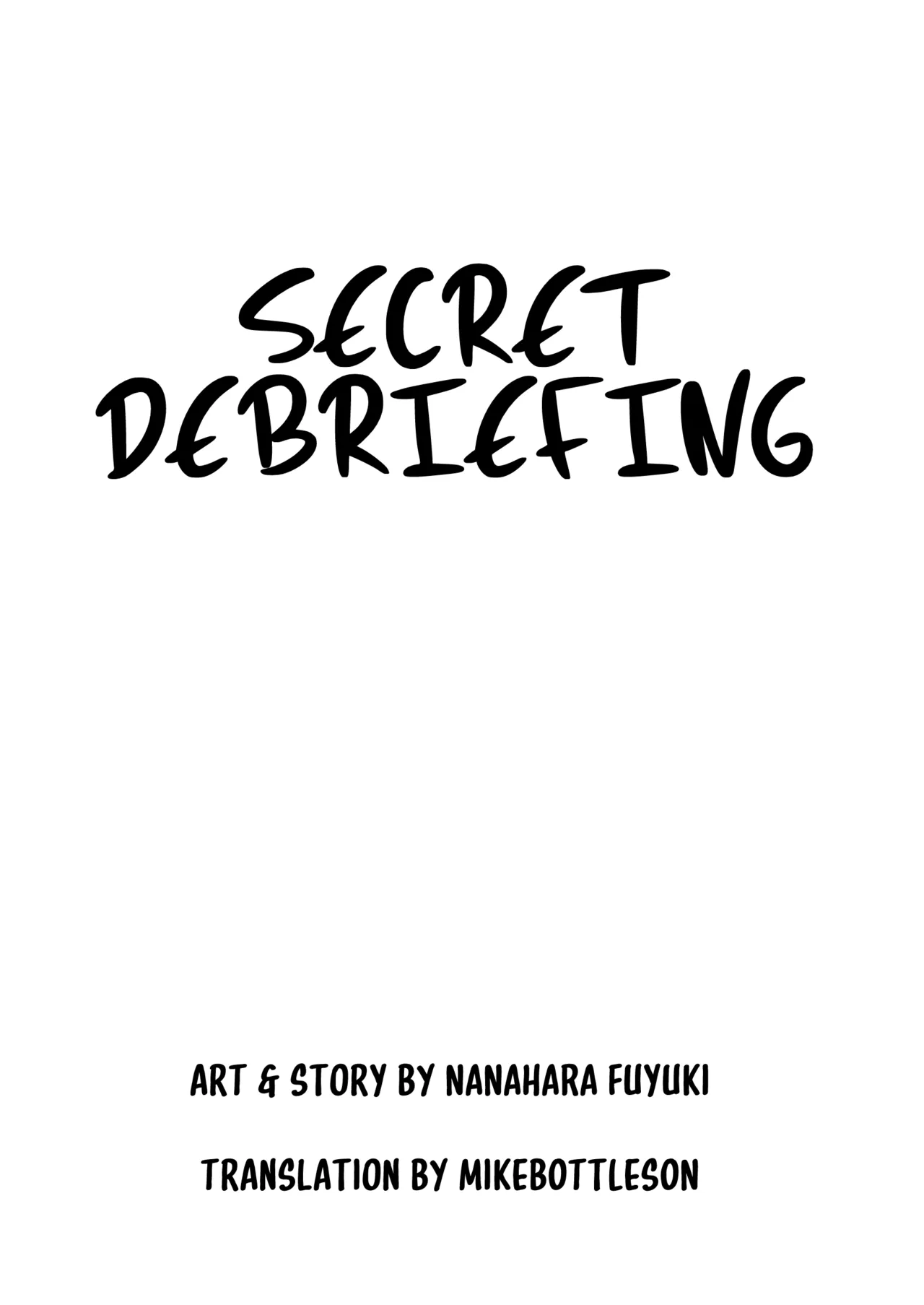 SECRET DEBRIEFING page 2 full