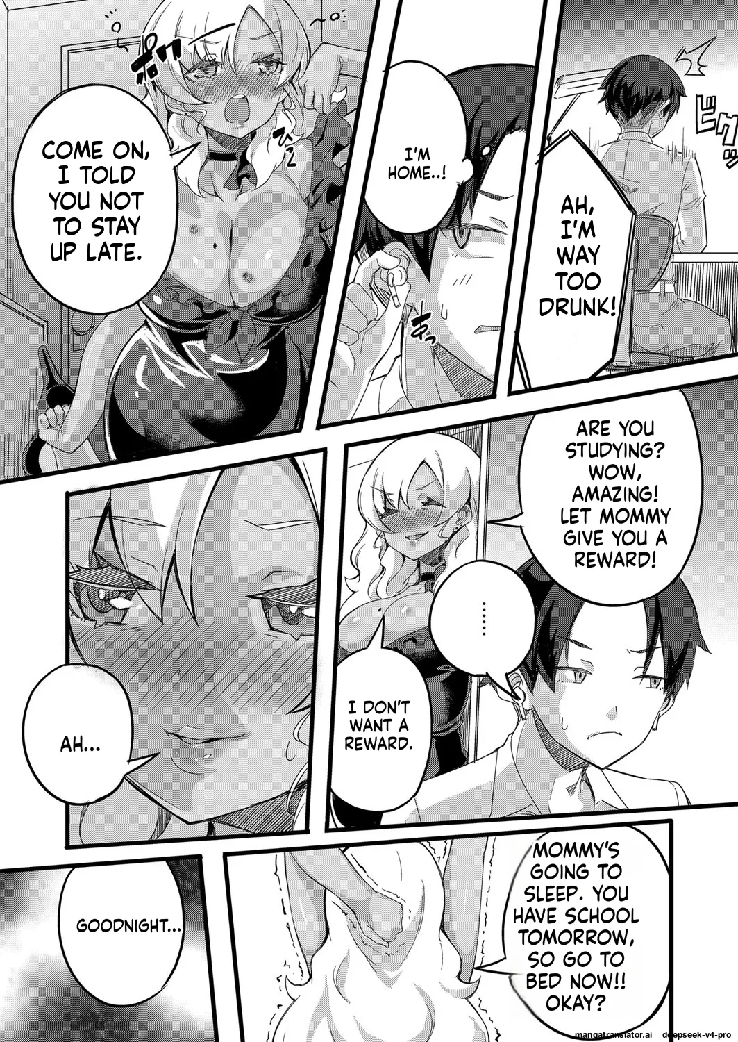 Otokoasobi Bakari Shitetara Musuko ni Oshioki Chinpo de Okorarechaimashita page 4 full