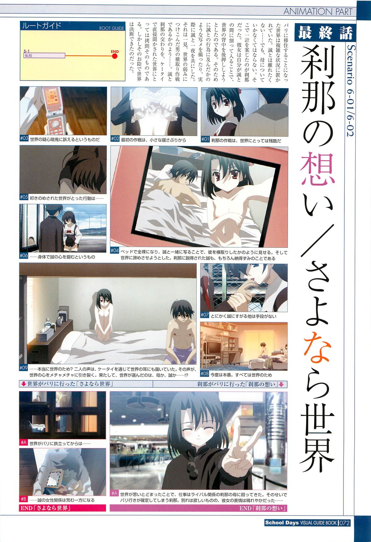 School Days Visual Guide Book - Page 74