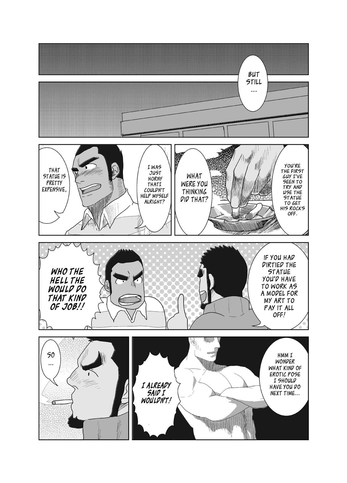 Professional!? Muscular Underwear Wrestling + I Defintely Won't Model!! - Page 66
